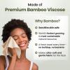 imageClean Skin Club Bamboo Viscose Clean Towels XL 100 USDA Biobased Face Towel Disposable Face Towelette Makeup Remover Dry Wipes Ultra Soft 50 Ct 1 Pack