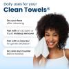 imageClean Skin Club Clean Towels XL Supreme 100 USDA Biobased Face Towel Disposable Face Towelette Eczema Association Accepted Makeup Remover Dry Wipes Ultra Soft 50 Ct 1 PackTowel XL 3pack