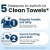 imageClean Skin Club Clean Towels XL Supreme 100 USDA Biobased Face Towel Disposable Face Towelette Eczema Association Accepted Makeup Remover Dry Wipes Ultra Soft 50 Ct 1 PackTowel XL 3pack