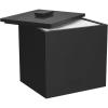 imageCLEAN SKIN CLUB Cement Box for 50 Disposable Clean Towels XL Towels NOT Included Concrete Container for Face Towelettes Bathroom Counter Storage Cleansing Facial Dry WipesMatte Onyx