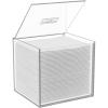 imageCLEAN SKIN CLUB Clear Acrylic Box for Clean Towels XL NOT Included Container For 50 Disposable Clean Towels XL Face Towelettes Bathroom Counter Storage Stone Bin for Cleansing Facial Dry Wipes