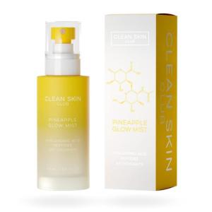 imageCLEAN SKIN CLUB Pineapple Glow Mist  Hyaluronic Acid  Peptides  Papaya  Coconut Extracts  Hydrating ampamp Fortifying Face Spray  Vegan ampamp Cruelty Free