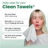 imageClean Skin Club Clean Towels XL Sensitive Skin  UltraSoft Disposable Face Towel Infused with Aloe ampamp Glycerin  DermatologistApproved SingleUse Towelette for Sensitive ampamp Reactive Skin 50 count